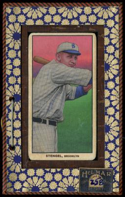 Picture, Helmar Brewing, T206-Helmar Card # 258, Casey STENGEL (HOF), Hidden chin, Brooklyn Superbas